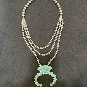 Turquoise and Silver Necklace